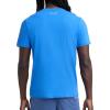 imageChampion Mens Classic Script Graphic Short Sleeve TShirt Standard Fit Tonal Logo Available in Regular and Big amp TallNebulas Blue