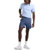 imageChampion Mens Classic Script Graphic Short Sleeve TShirt Standard Fit Tonal Logo Available in Regular and Big amp TallPewter Blue