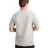 imageChampion Mens Classic Script Graphic Short Sleeve TShirt Standard Fit Tonal Logo Available in Regular and Big amp TallPlatinum Silver Heather