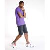 imageChampion Mens Classic Script Graphic Short Sleeve TShirt Standard Fit Tonal Logo Available in Regular and Big amp TallPurple