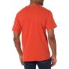 imageChampion Mens Classic Script Graphic Short Sleeve TShirt Standard Fit Tonal Logo Available in Regular and Big amp TallSpicy Orange  Classic Script Logo