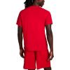 imageChampion Mens Classic Script Graphic Short Sleeve TShirt Standard Fit Tonal Logo Available in Regular and Big amp TallTango Red  Tonal Script Logo