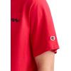 imageChampion Mens Classic Script Graphic Short Sleeve TShirt Standard Fit Tonal Logo Available in Regular and Big amp TallTango Red