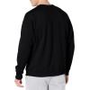 imageChampion Mens Crewneck Fleece Sweatshirt Standard Fit Midweight Script Logo Available in Regular and Big amp TallBlack  Classic Script Logo