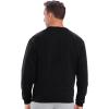 imageChampion Mens Crewneck Fleece Sweatshirt Standard Fit Midweight Script Logo Available in Regular and Big amp TallBlack  Classic Script Logo