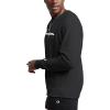 imageChampion Mens Crewneck Fleece Sweatshirt Standard Fit Midweight Script Logo Available in Regular and Big amp TallBlack Script
