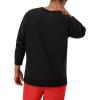 imageChampion Mens Crewneck Fleece Sweatshirt Standard Fit Midweight Script Logo Available in Regular and Big amp TallBlack Small  Small Script Logo