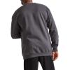 imageChampion Mens Crewneck Fleece Sweatshirt Standard Fit Midweight Script Logo Available in Regular and Big amp TallGranite Heather Script