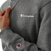 imageChampion Mens Crewneck Fleece Sweatshirt Standard Fit Midweight Script Logo Available in Regular and Big amp TallGranite Heather Small  Small Script Logo