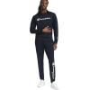 imageChampion Mens Crewneck Fleece Sweatshirt Standard Fit Midweight Script Logo Available in Regular and Big amp TallNavy  Classic Script Logo