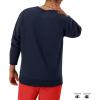imageChampion Mens Crewneck Fleece Sweatshirt Standard Fit Midweight Script Logo Available in Regular and Big amp TallNavy Small  Small Script Logo