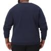 imageChampion Mens Crewneck Fleece Sweatshirt Standard Fit Midweight Script Logo Available in Regular and Big amp TallNavy Small Script