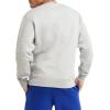 imageChampion Mens Crewneck Fleece Sweatshirt Standard Fit Midweight Script Logo Available in Regular and Big amp TallOxford Gray  Classic Script Logo