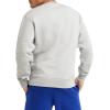 imageChampion Mens Crewneck Fleece Sweatshirt Standard Fit Midweight Script Logo Available in Regular and Big amp TallOxford Gray Script