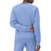 imageChampion Mens Crewneck Fleece Sweatshirt Standard Fit Midweight Script Logo Available in Regular and Big amp TallPlaster Blue Small Script