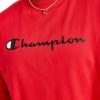 imageChampion Mens Crewneck Fleece Sweatshirt Standard Fit Midweight Script Logo Available in Regular and Big amp TallTeam Red Scarlet  Classic Script Logo