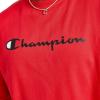 imageChampion Mens Crewneck Fleece Sweatshirt Standard Fit Midweight Script Logo Available in Regular and Big amp TallTeam Red Scarlet  Classic Script Logo