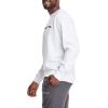 imageChampion Mens Crewneck Fleece Sweatshirt Standard Fit Midweight Script Logo Available in Regular and Big amp TallWhite Script