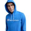 imageChampion Mens Long Sleeve Tshirt Hoodie Retired ColorsNebulas Blue  Classic Script Logo