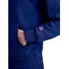 imageChampion Mens Pullover Graphic Fleece Hoodie Standard Fit Midweight Fleece Classic Script Logo Available Regular Big amp TallBlue Depths