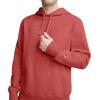 imageChampion Mens Pullover Graphic Fleece Hoodie Standard Fit Midweight Fleece Classic Script Logo Available Regular Big amp TallCosy Brick Red  Tonal Script Logo