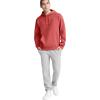 imageChampion Mens Pullover Graphic Fleece Hoodie Standard Fit Midweight Fleece Classic Script Logo Available Regular Big amp TallCosy Brick Red  Tonal Script Logo
