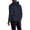 imageChampion Mens Pullover Graphic Fleece Hoodie Standard Fit Midweight Fleece Classic Script Logo Available Regular Big amp TallDeep Navy
