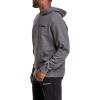 imageChampion Mens Pullover Graphic Fleece Hoodie Standard Fit Midweight Fleece Classic Script Logo Available Regular Big amp TallGranite Heather  Classic Script Logo