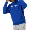 imageChampion Mens Pullover Graphic Fleece Hoodie Standard Fit Midweight Fleece Classic Script Logo Available Regular Big amp TallSurf the Web  Classic Script Logo