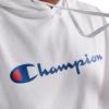 imageChampion Mens Pullover Graphic Fleece Hoodie Standard Fit Midweight Fleece Classic Script Logo Available Regular Big amp TallWhite  Classic Script Logo