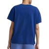 imageChampion Womens Classic Short Sleeve Graphic TShirt Loose Fit Script LogoBlue Depths  Tonal Script Logo