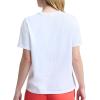 imageChampion Womens Classic Short Sleeve Graphic TShirt Loose Fit Script LogoBright White  Tonal Script Logo