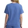 imageChampion Womens Classic Short Sleeve Graphic TShirt Loose Fit Script LogoCoastal Fjord  Tonal Script Logo
