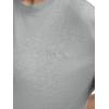 imageChampion Womens Classic Short Sleeve Graphic TShirt Loose Fit Script LogoOxford Gray Heather  Tonal Script Logo