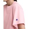 imageChampion Womens Classic Short Sleeve Graphic TShirt Loose Fit Script LogoRose Shadow  Tonal Script Logo