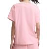 imageChampion Womens Classic Short Sleeve Graphic TShirt Loose Fit Script LogoRose Shadow  Tonal Script Logo