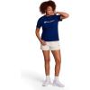 imageChampion Womens Classic Short Sleeve Graphic TShirt Standard Fit Script LogoBlue Depths