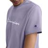 imageChampion Womens Classic Short Sleeve Graphic TShirt Standard Fit Script LogoDaybreak