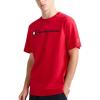 imageChampion Mens Classic Script Graphic Short Sleeve TShirt Standard Fit Tonal Logo Available in Regular and Big amp TallScarlet  Classic Script Logo