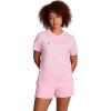 imageChampion Womens Classic Short Sleeve Graphic TShirt Standard Fit Script LogoRose Shadow