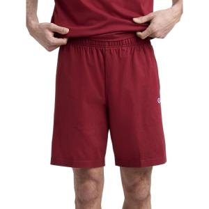 imageChampion Men Graphic Lounge ShortStandard Fit7 InseamScript LogoLightweight 100 Cotton JersyAvailable RegularBigTallPomegranate
