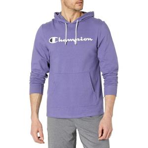 imageChampion Mens Long Sleeve Tshirt Hoodie Retired ColorsIris Purple Script