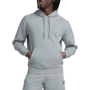imageChampion Mens Pullover Graphic Fleece Hoodie Standard Fit Midweight Fleece Classic Script Logo Available Regular Big amp TallQuarry