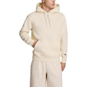 imageChampion Mens Pullover Graphic Fleece Hoodie Standard Fit Midweight Fleece Classic Script Logo Available Regular Big amp TallUnbleached Cotton
