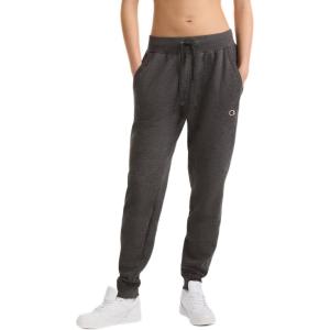 imageChampion Womens Joggers Fleece Joggers Comfortable Pants for Women 29 PlusGranite Heather  C Logo