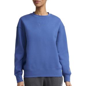 imageChampion Womens Sweatshirt Fleece Crewneck Sweatshirt Warm Sweatshirt for Women Plus Size AvailableCoastal Fjord  Tonal Script Logo