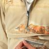 imageChampion Mens Jacket Stadium Fullzip Jacket Wind Resistant Water Resistant Jacket for MenArctic Cold Beige Small Script