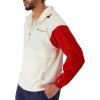 imageChampion Mens Jacket Stadium Fullzip Jacket Wind Resistant Water Resistant Jacket for MenNaturalBlackEclipse Red Small Script