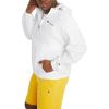 imageChampion Mens Jacket Stadium Fullzip Jacket Wind Resistant Water Resistant Jacket for MenWhite Small Script