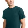 imageChampion Mens Classic Short Sleeve TShirt Standard Fit Midweight 100 Cotton Available in Regular and Big amp TallEmerald Allure